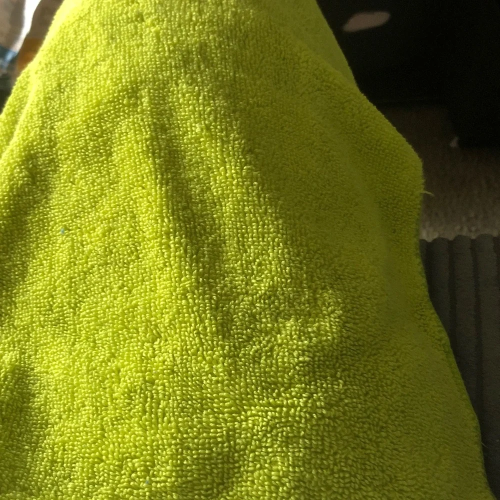 Bright Lime Green wash cloth